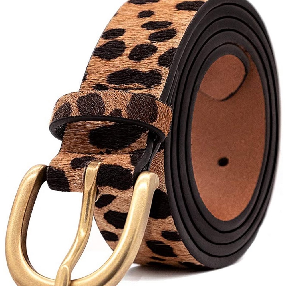 Cheetah Print Belt Size Large NWOT